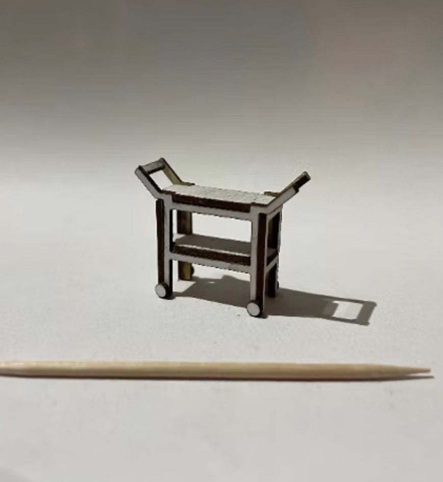 HOSTESS DRINKS & TEA TROLLEY 1/48 scale KIT