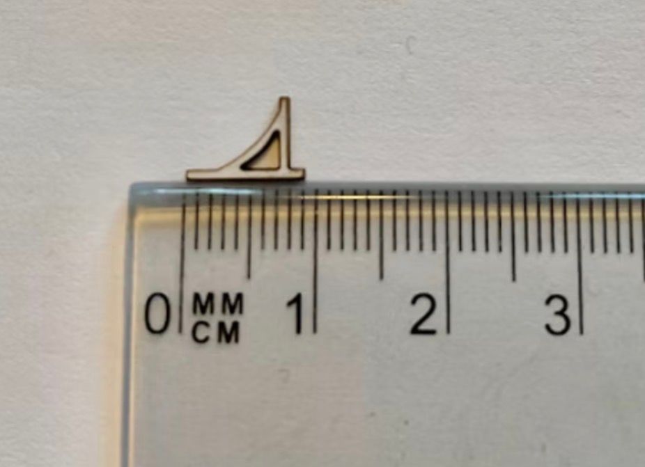 WALL BRACKETS 2 SIZES. (8 IN PACK) 1/48 scale KIT