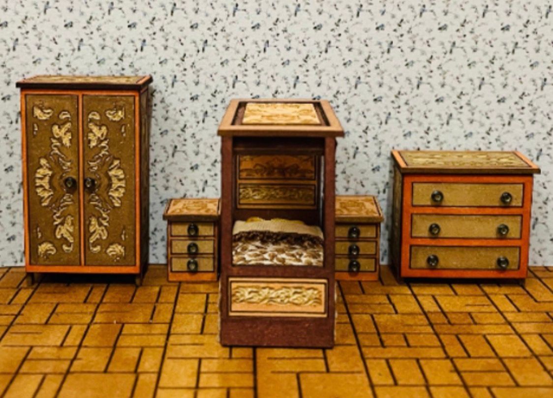 DECORATIVE CHEST OF DRAWERS 1/48 scale KIT