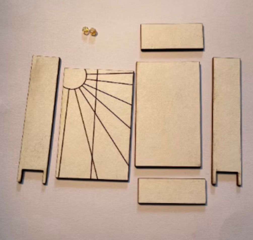 ART DECO WARDROBE 1/48 scale KIT