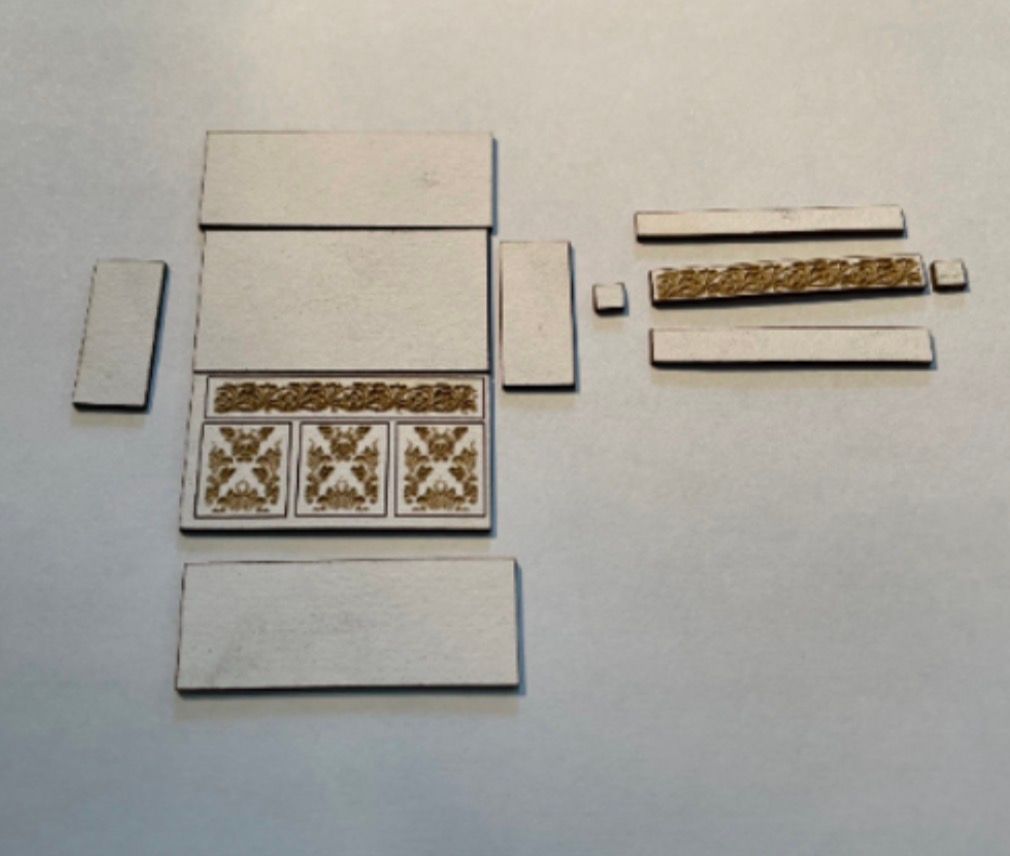 DECORATIVE SIDEBOARD 1/48 scale KIT