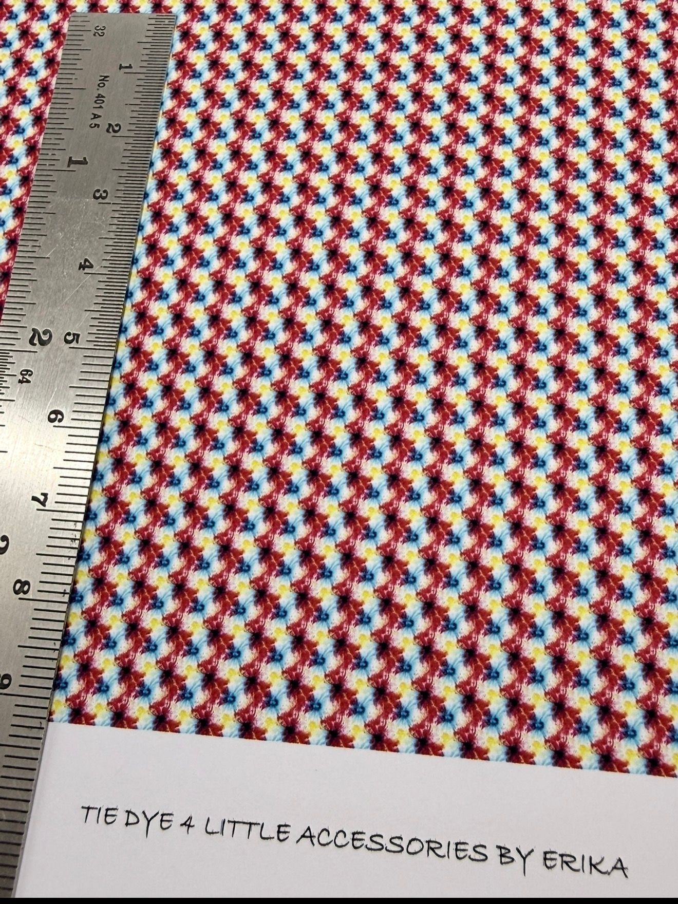 FABRIC 1970S  TIE DYE 4 1/48 SCALE