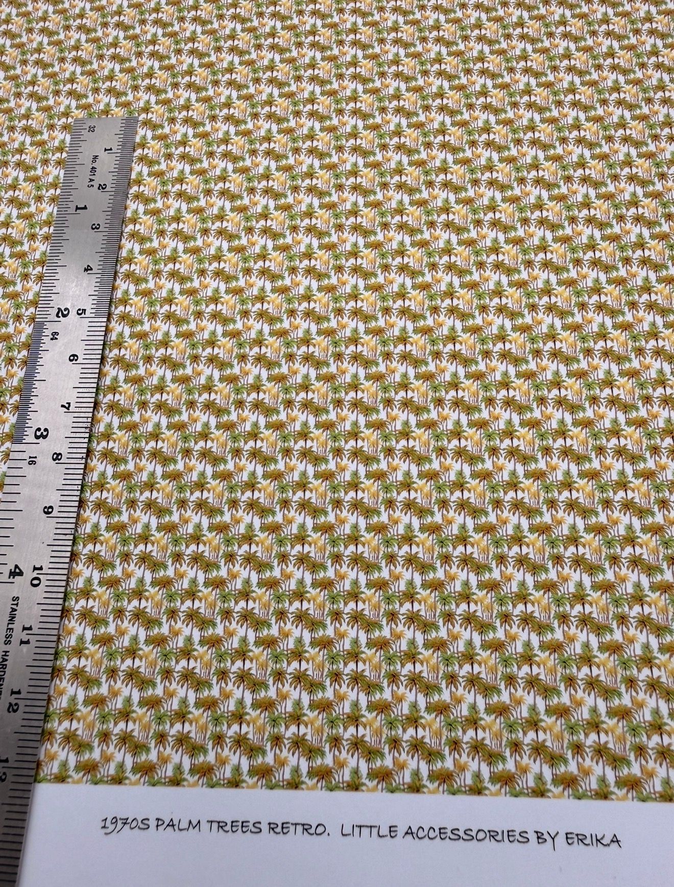 WALLPAPER 1970S PALM TREES RETRO 1/48 scale