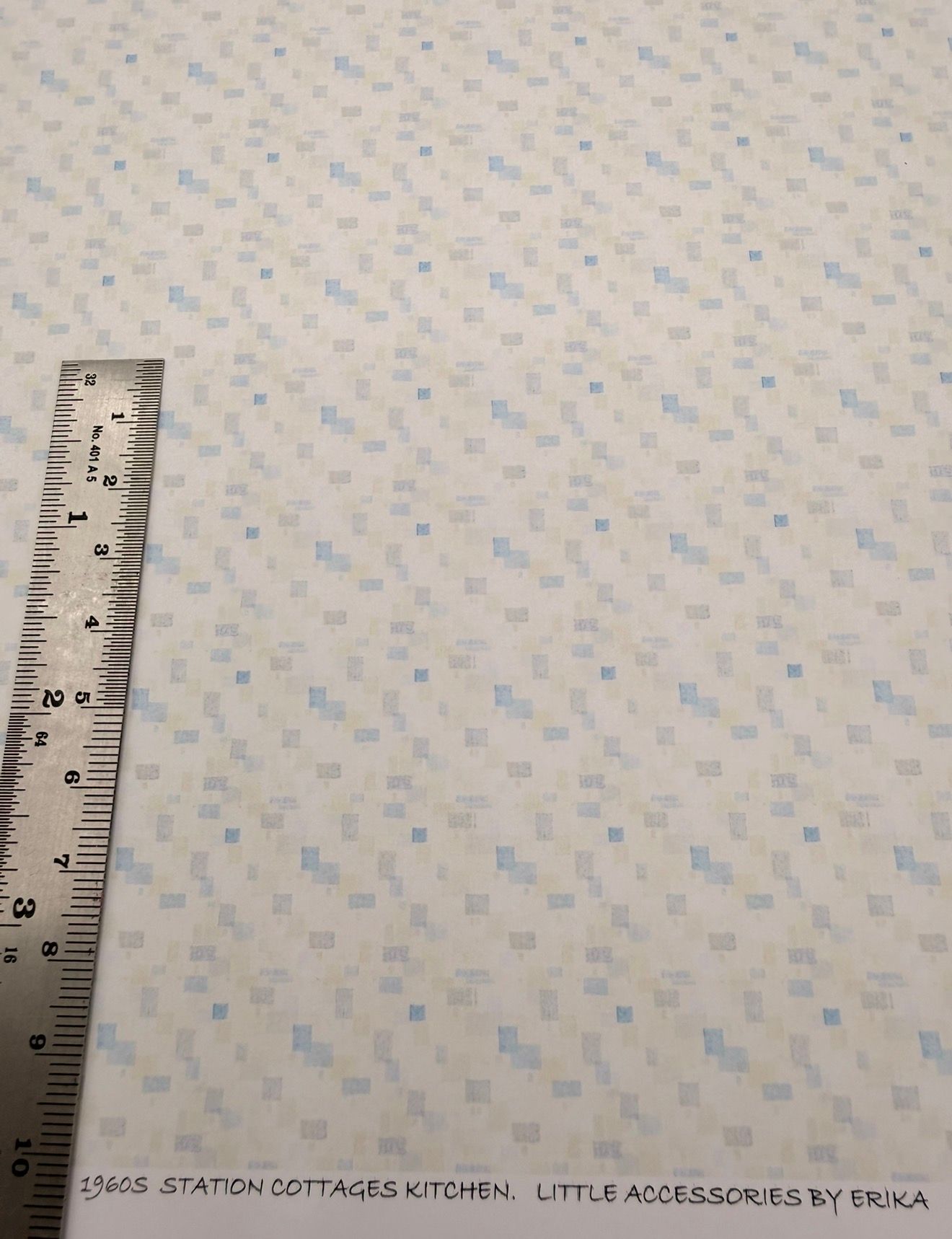 WALLPAPER 1960S STATION COTTAGES 1/48 SCALE