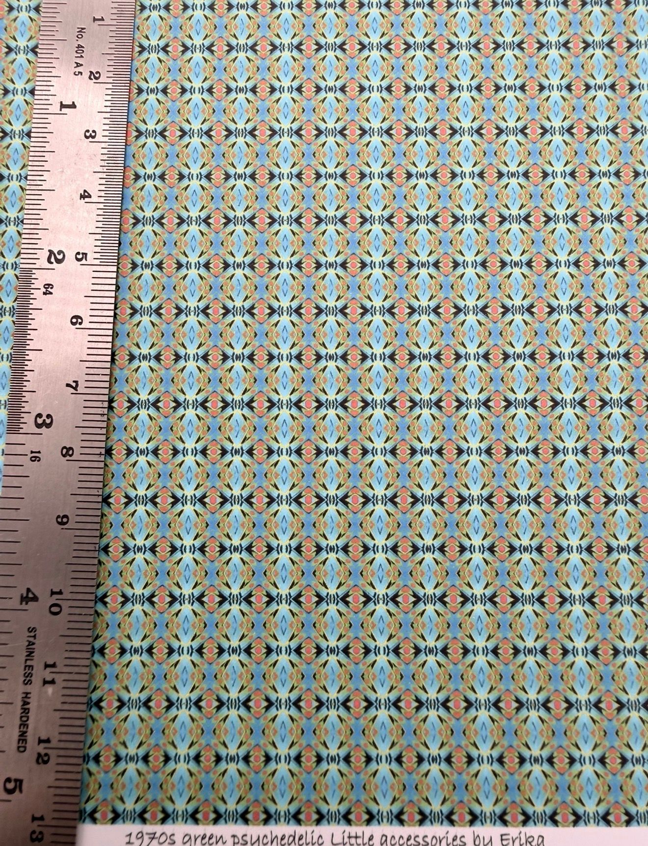 WALLPAPER 1970S GREEN PSYCHADELIC