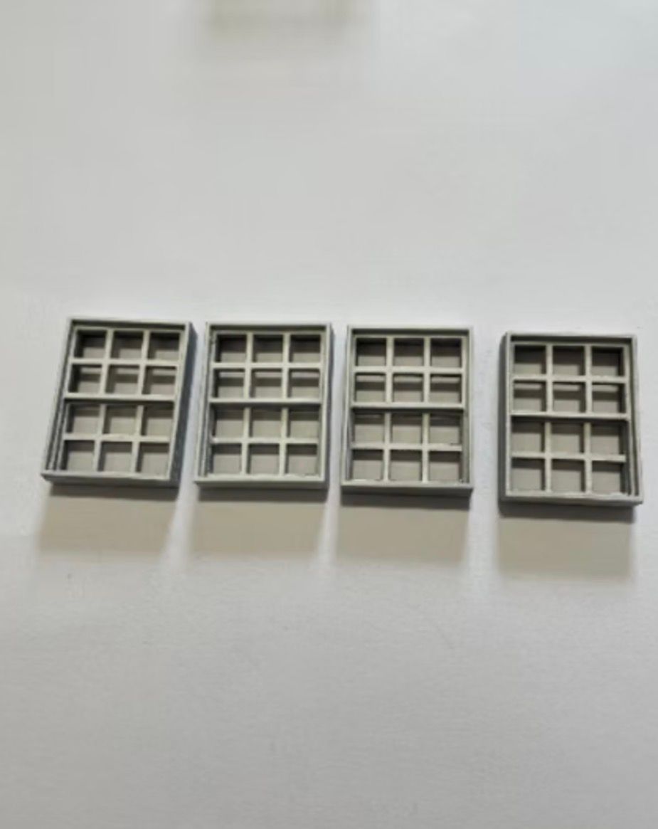 4 SASH WINDOWS 1/48 scale KIT