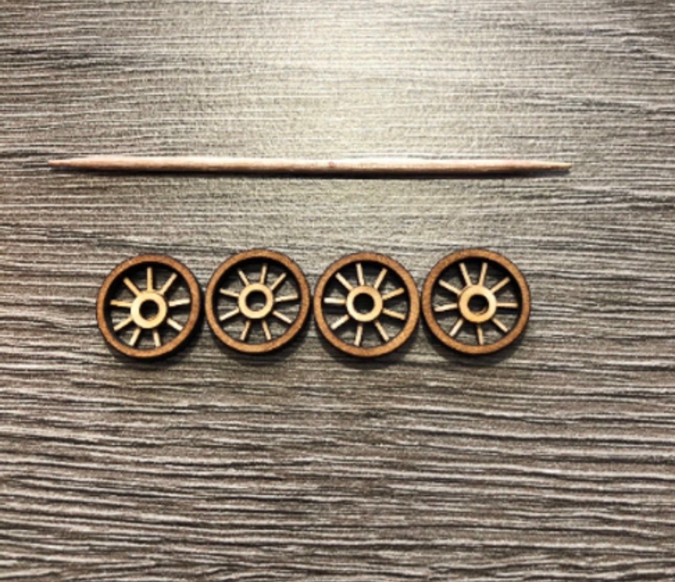 SET OF CARTWHEELS  (4 in pack) 1/48 scale KIT