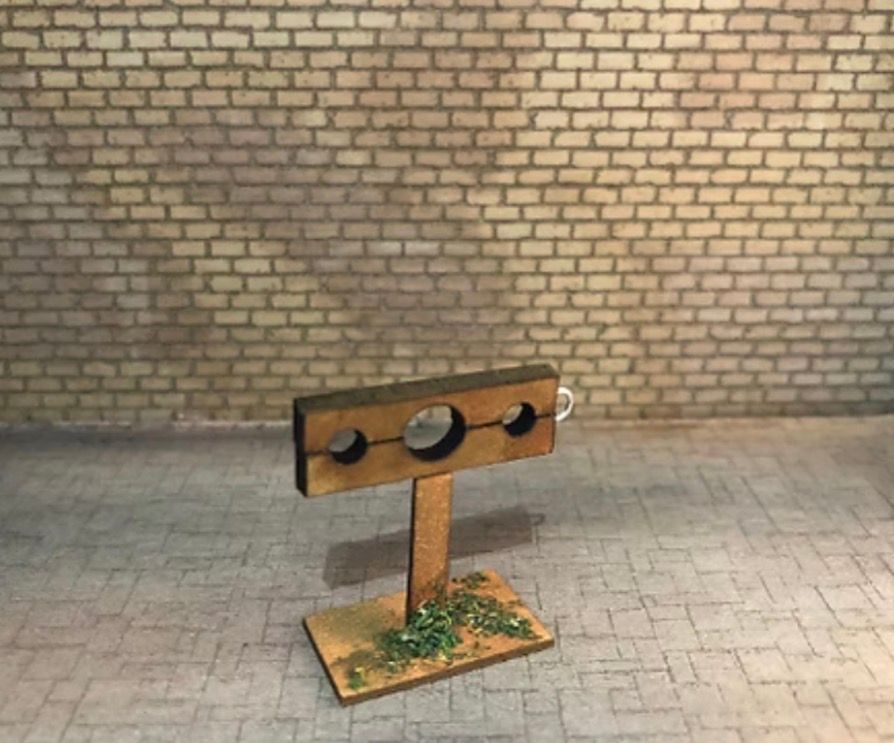 PILLORY STOCKS 1/48 scale KIT