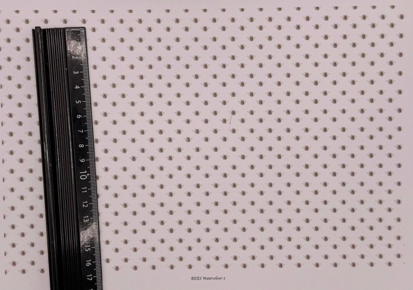 Wallpaper /fabric Bees 3  1/48 scale