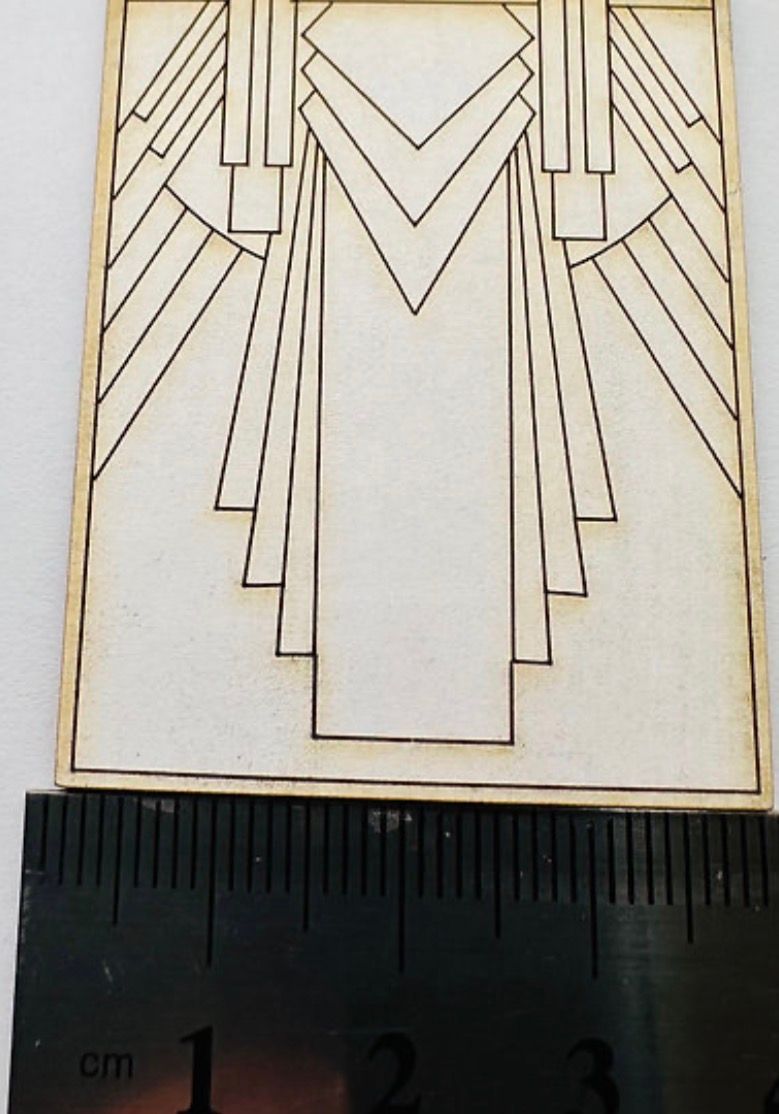 ART DECO WALL PANEL 4 PACK 1/48 scale KIT