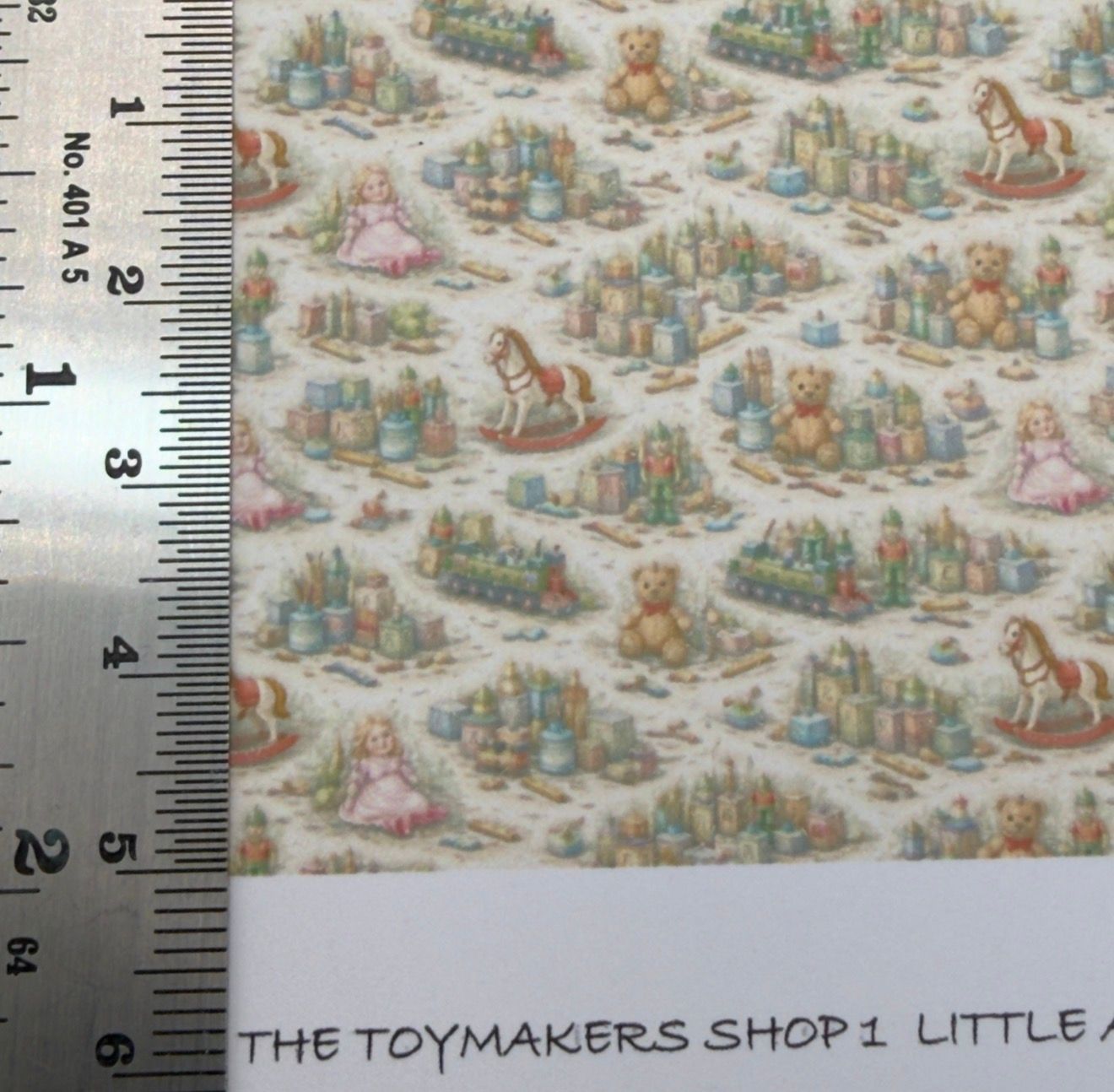 Wallpaper/fabric. Children. The toy makers shop. 1/48
