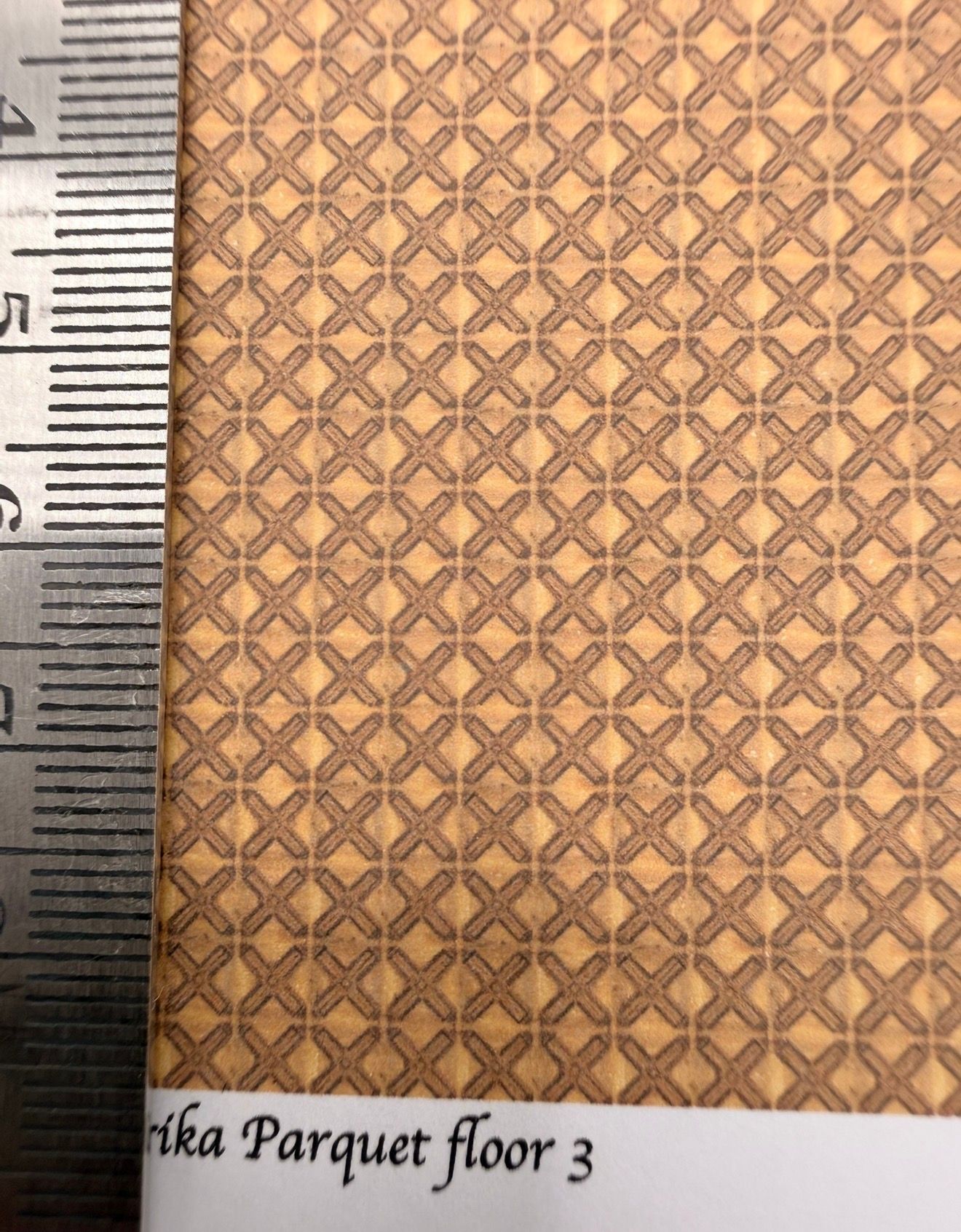 Wallpaper FLOORING Parquet floor 3 - 1/48 scale