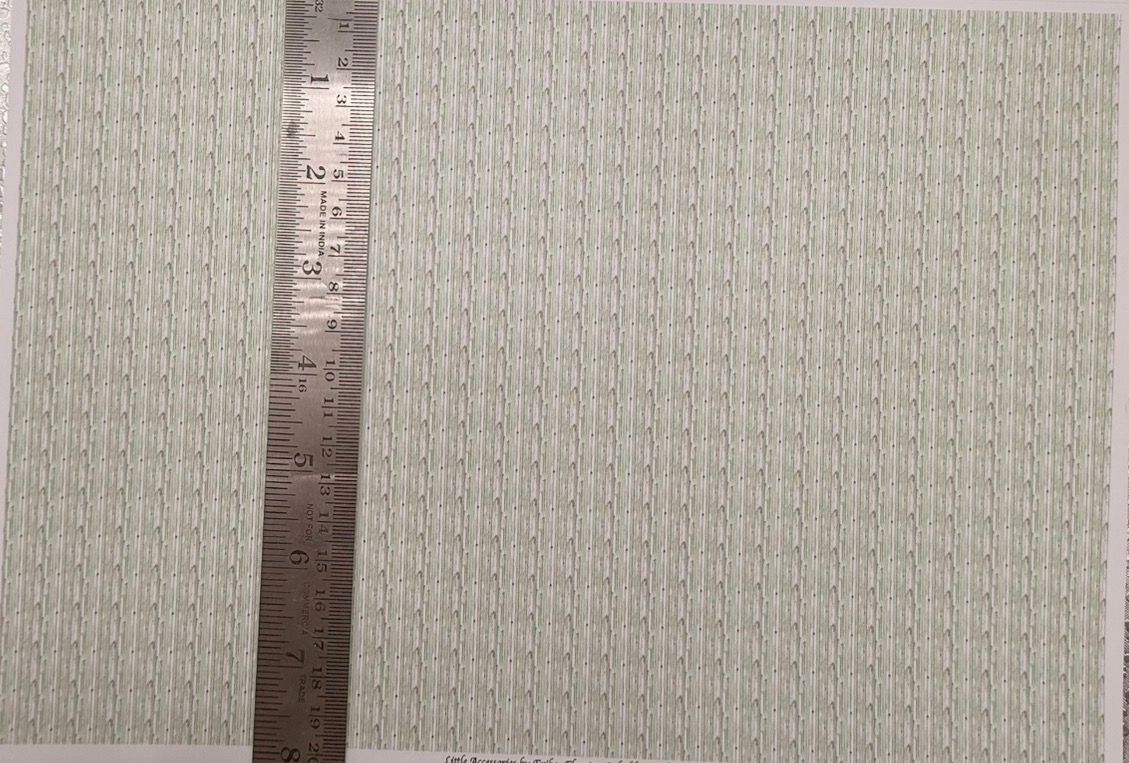 Wallpaper FLOORING 6 shabby wood green 1/48 scale