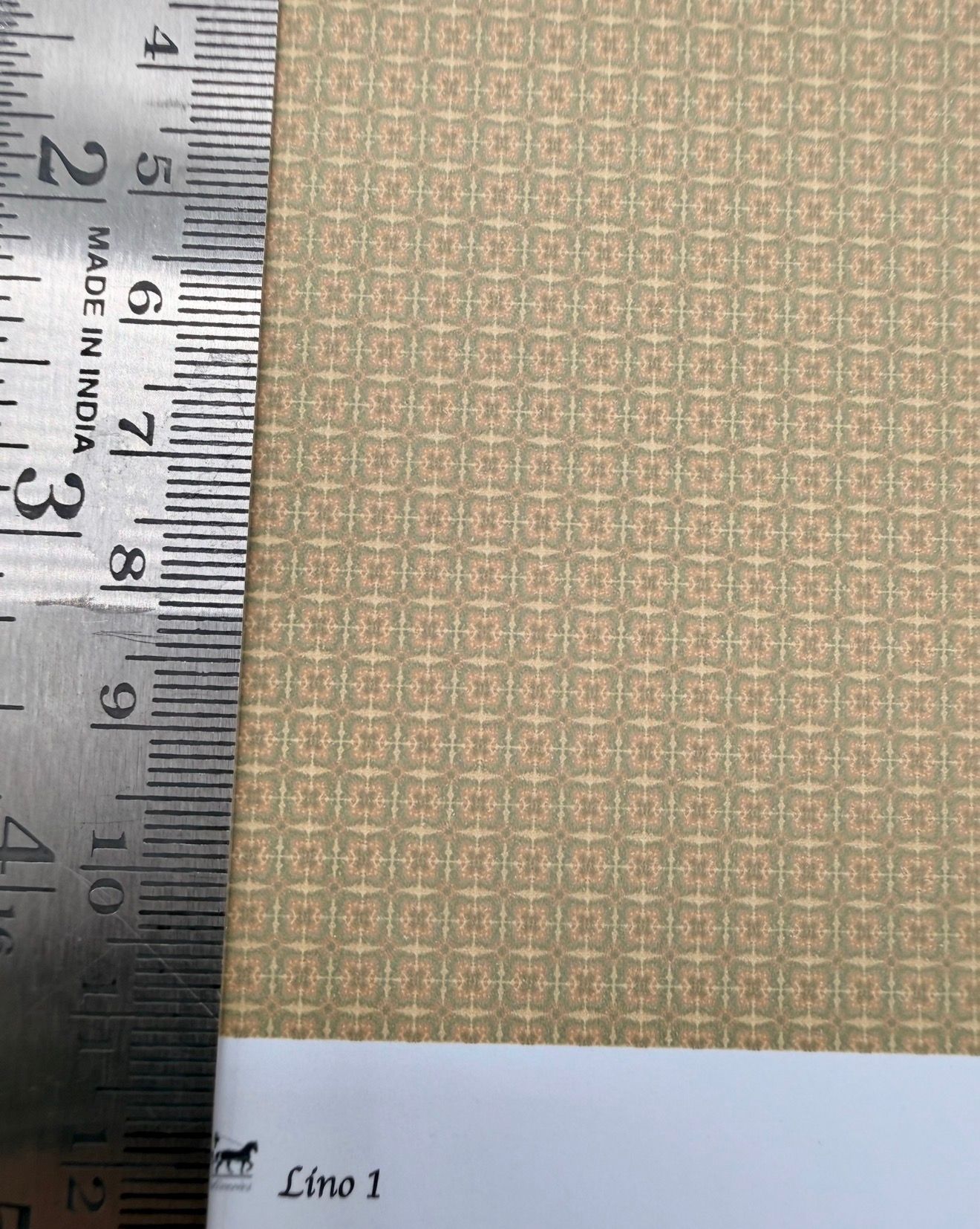 Wallpaper FLOORING lino 1 - 1/48 scale
