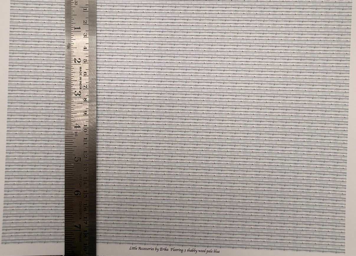 Wallpaper FLOORING 3 shabby wood pale blue