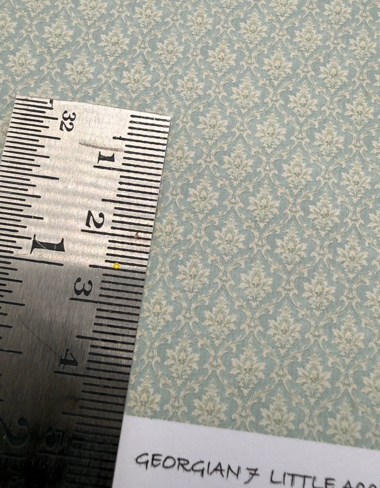 Wallpaper /fabric Georgian 17. - 1/48 scale