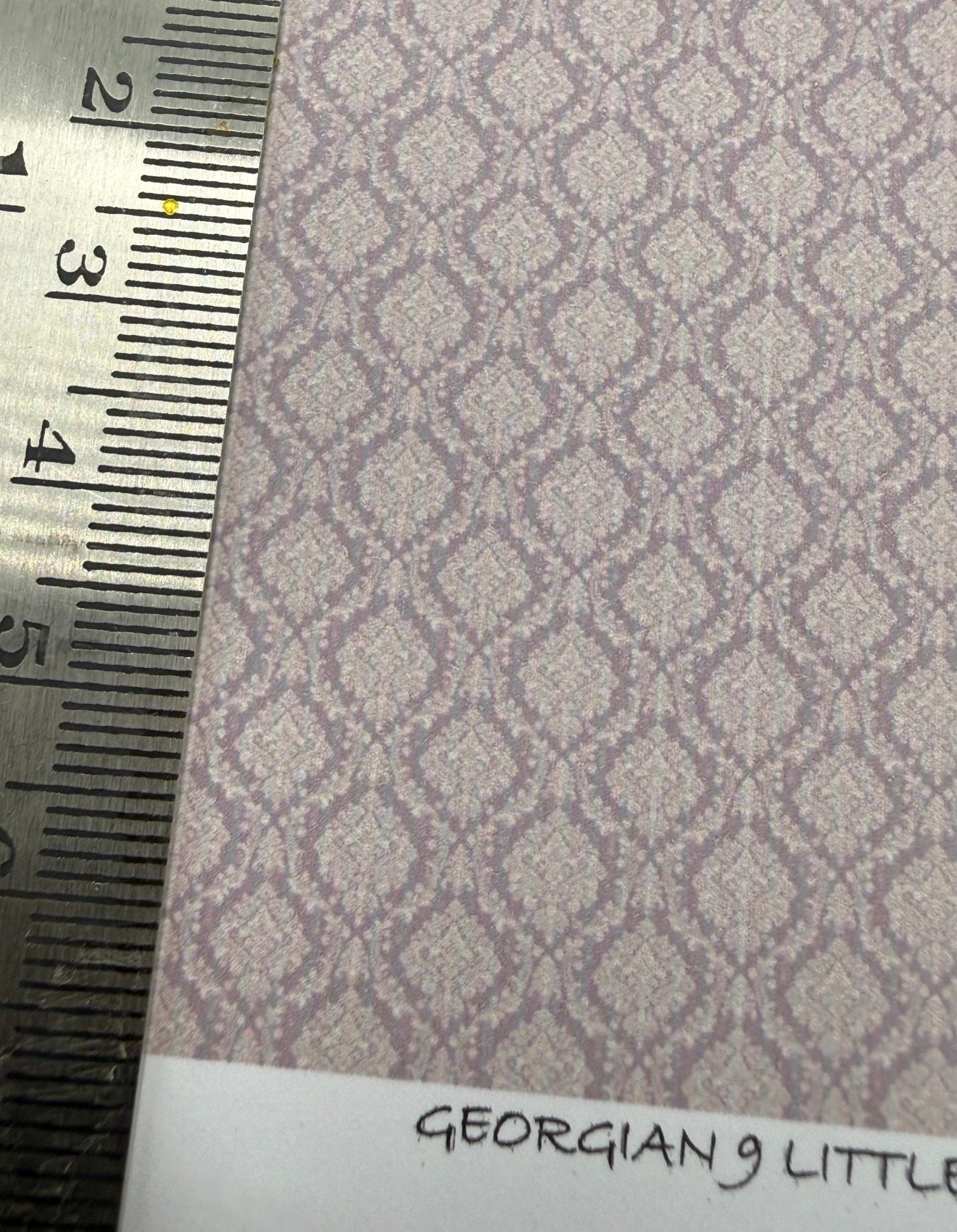 wallpaper/fabric Georgian 9 - 1/48 scale