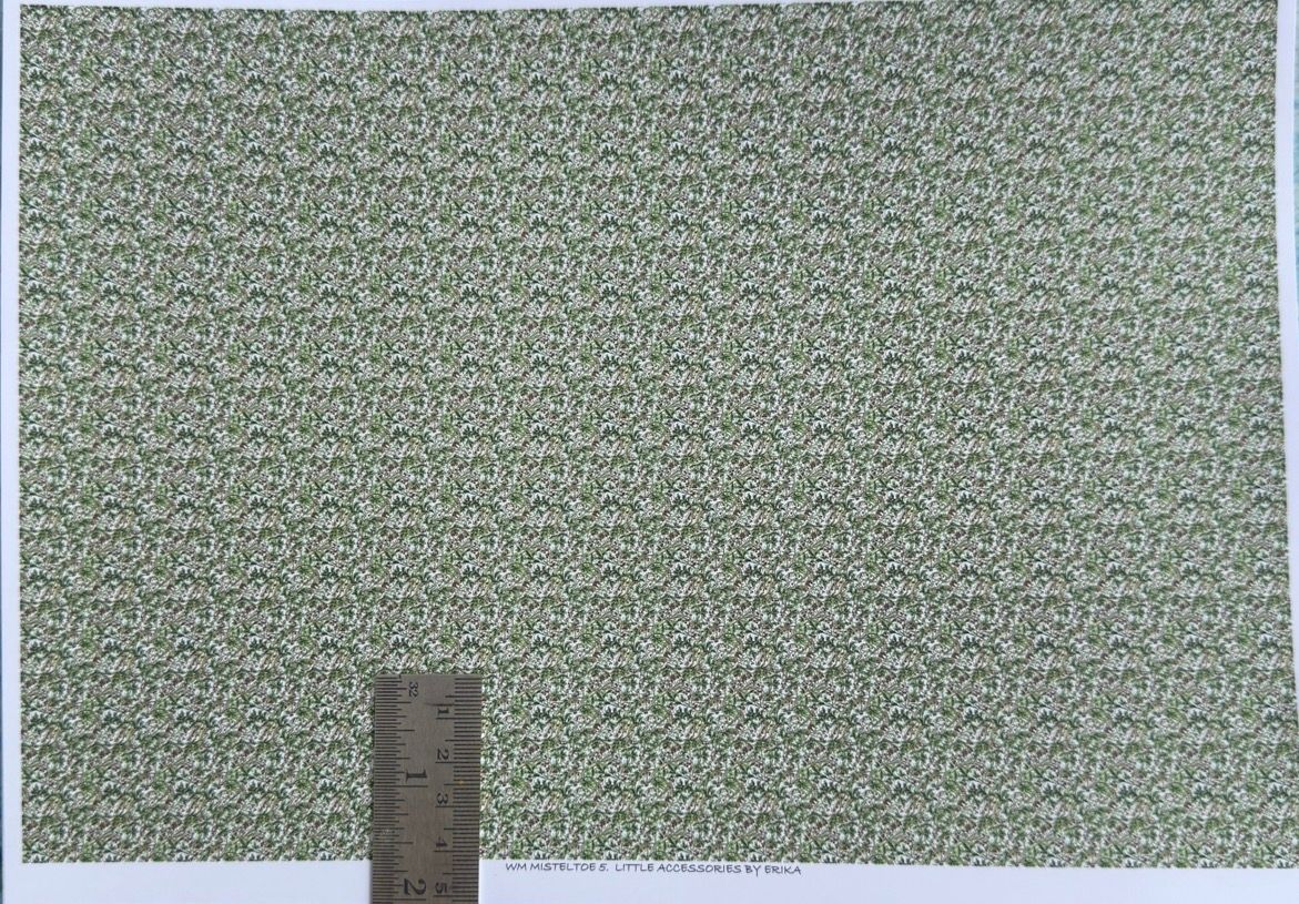 Wallpaper/fabric/carpet. Mistletoe 5 - 1/48 scale