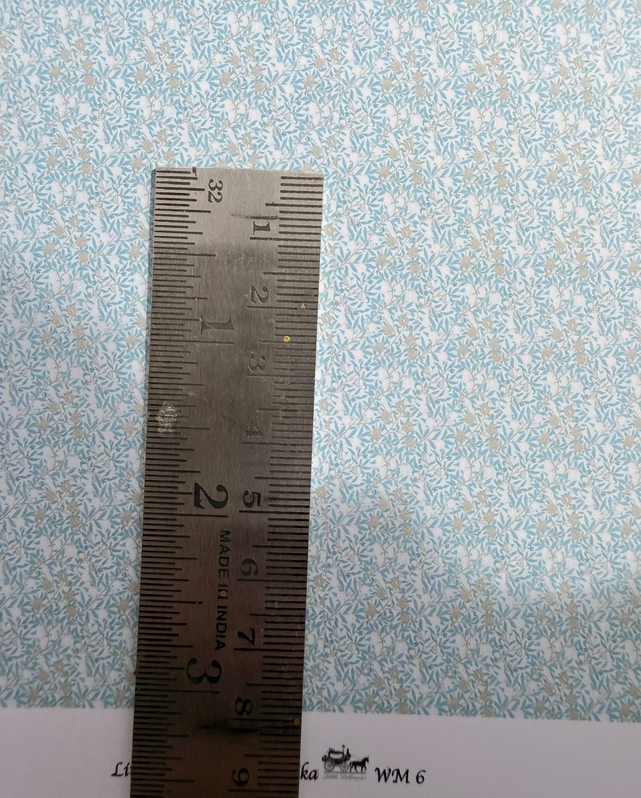 Wallpaper/fabric/carpet  WM 6 - 1/48 scale