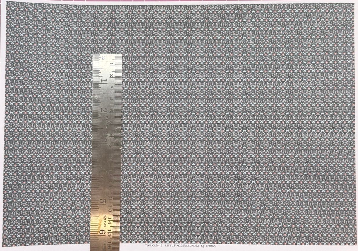 Wallpaper.fabric. Carpet Turkish 2 - 1/48 scale