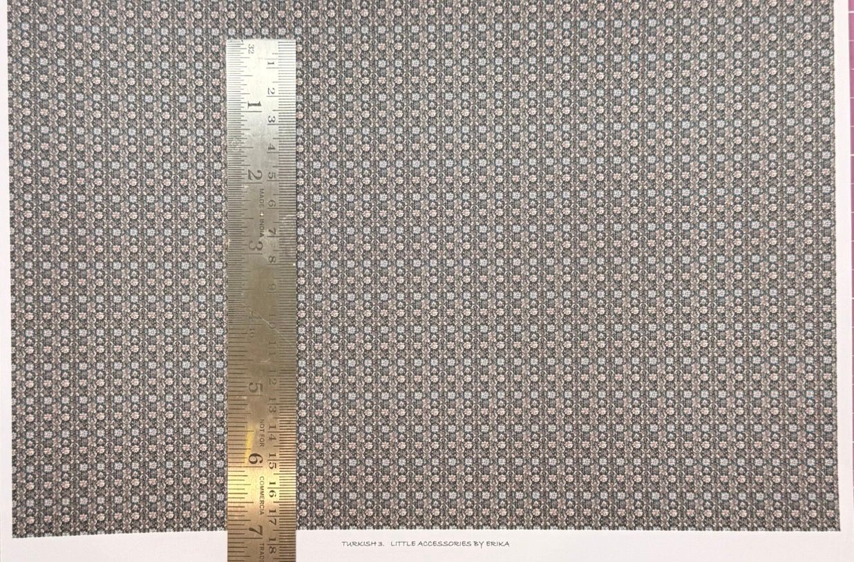 Wallpaper/fabric/carpet. Turkish 3 - 1/48 scale