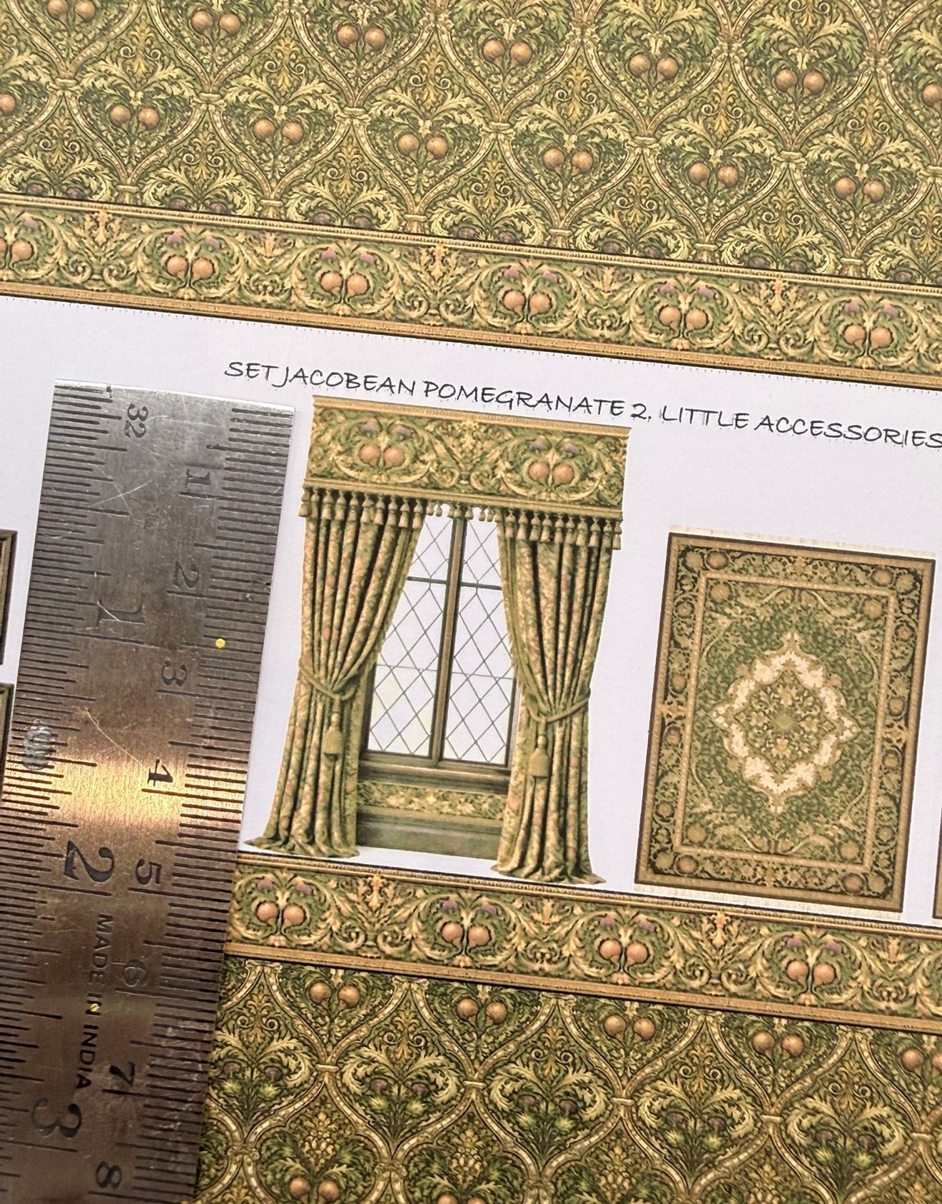 SET Jacobean pomegranate 2 - 1-48 scale