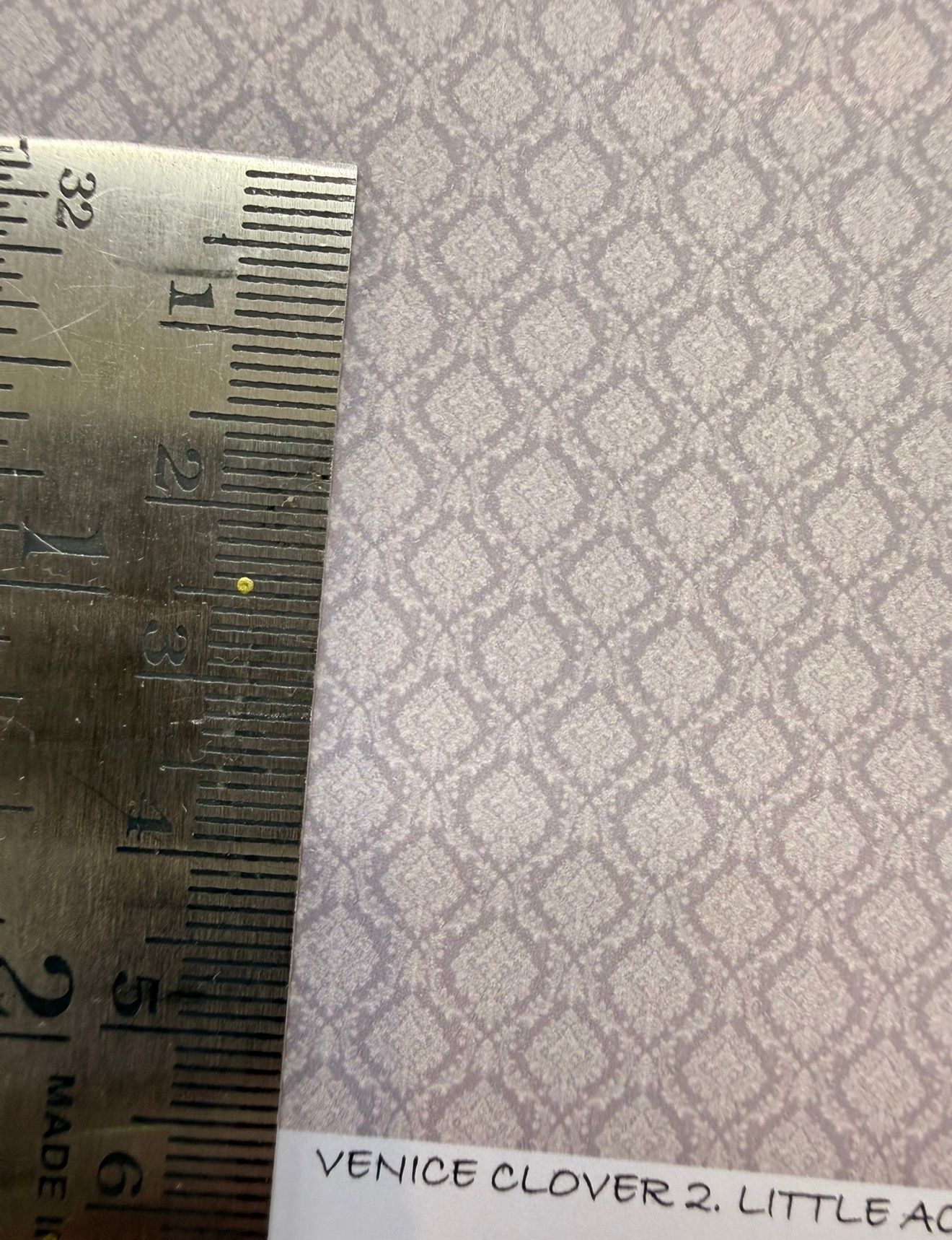 Wallpaper/fabric.Venice clover 2  - 1/48 scale