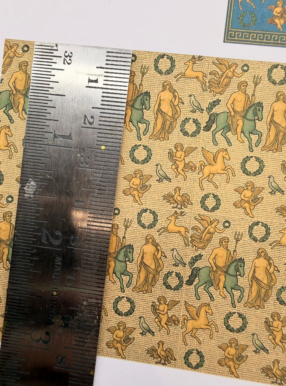 Wallpaper/fabric/ carpet. SET Roman Greek 1 - 1/48 scale