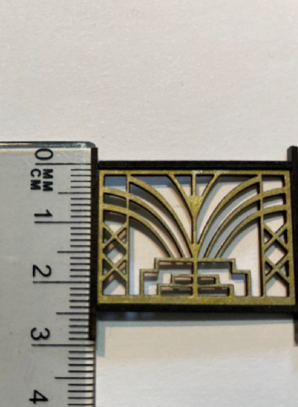 ART DECO RAILING FENCING BANNISTER 1/48 scale