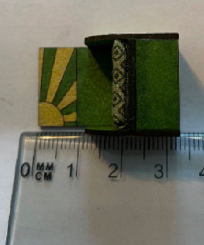 ART DECO lounge chairs x2 1/48 scale