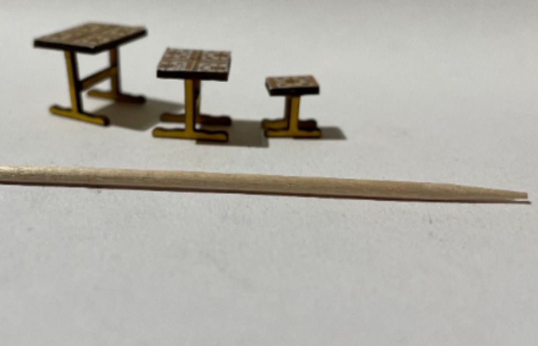 NEST OF TABLES 1/48 scale KIT
