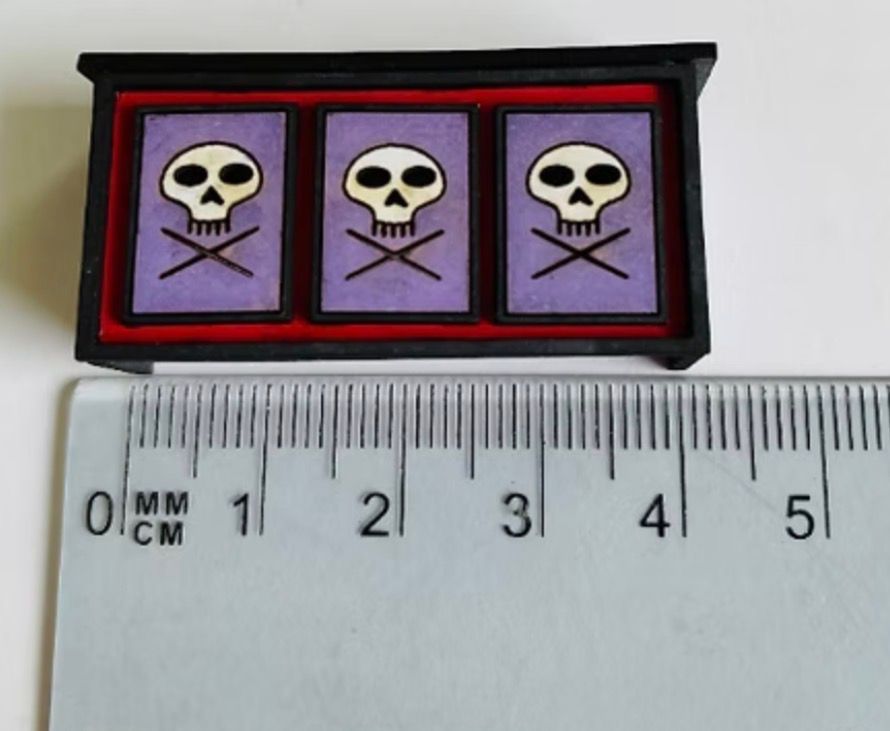 PIRATE skull & cross bones sideboard 1/48 scale KIT