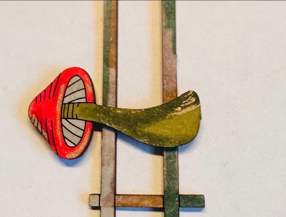 WONKY WONDERLAND MUSHROOM FENCE 1/48 scale KIT