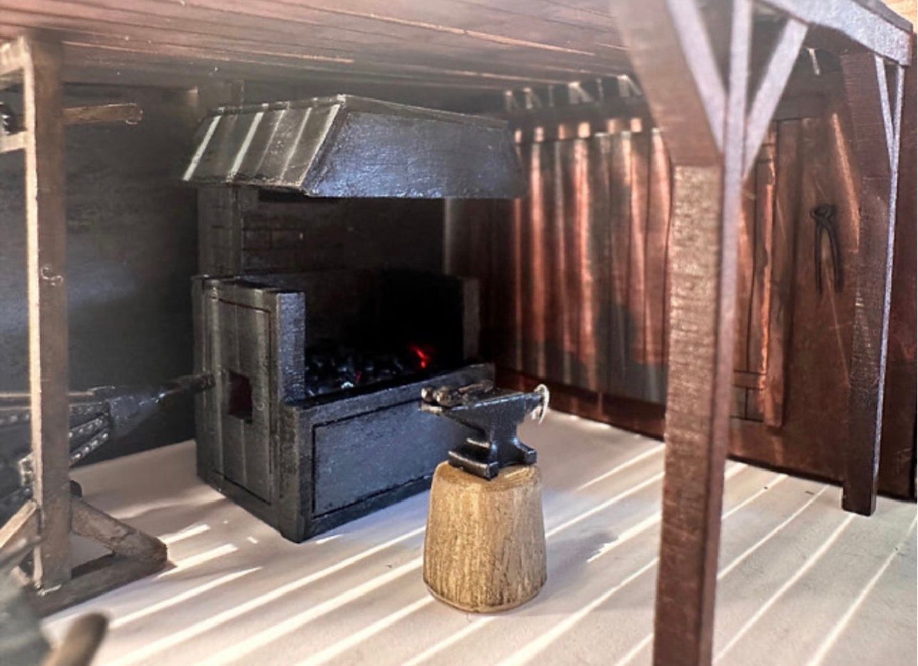 WILD WEST BLACKSMITH. 1/48 scale KIT