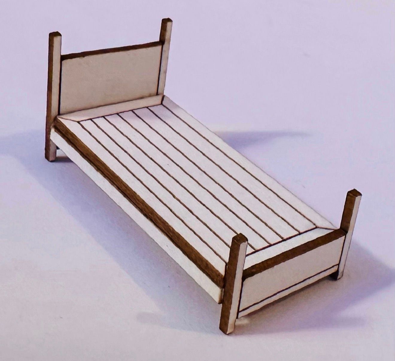 WILD WEST WOODEN BED 1/48 scale KIT