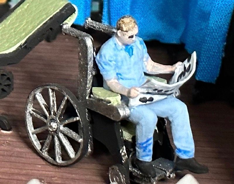 MEDICAL COLLECTION WHEELCHAIR. 1/48 scale KIT