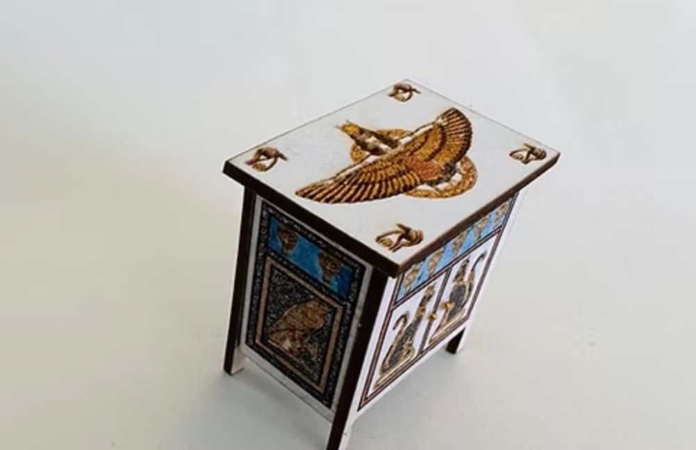 EGYPTIAN STYLE CABINET. 1/48 scale KIT