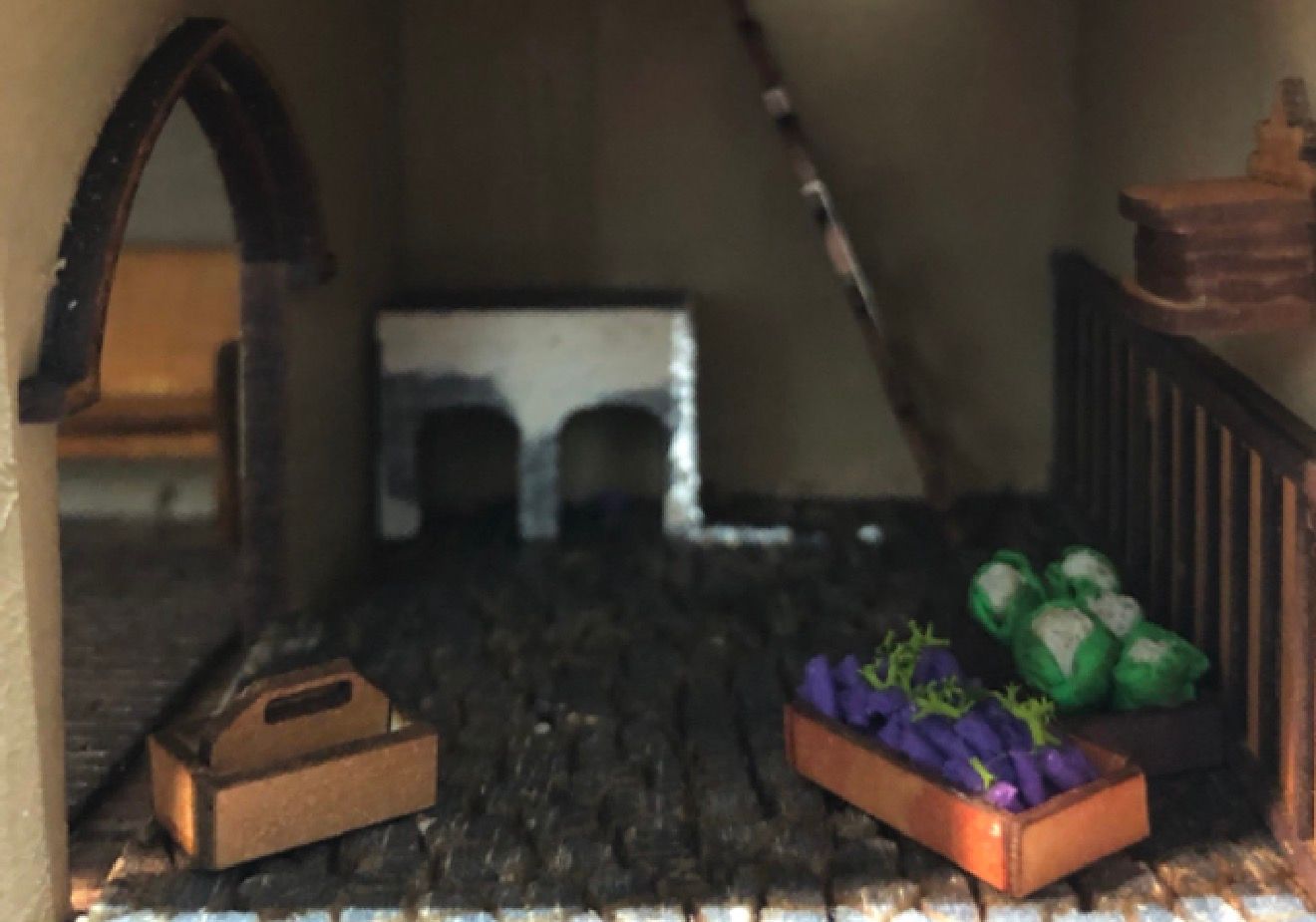 GARDENERS BASKET & CRATES  (3 IN KIT) 1/48 scale KIT