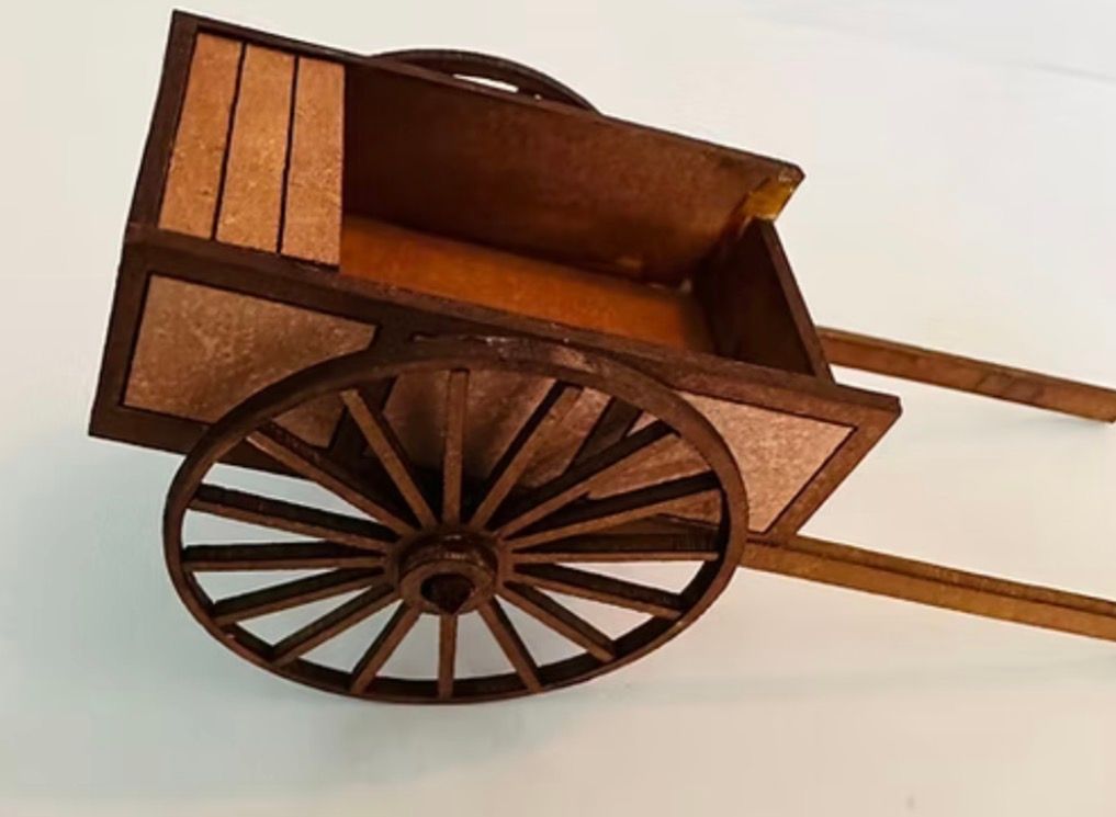 HORSE HAND CART LARGE 1/48 scale KIT