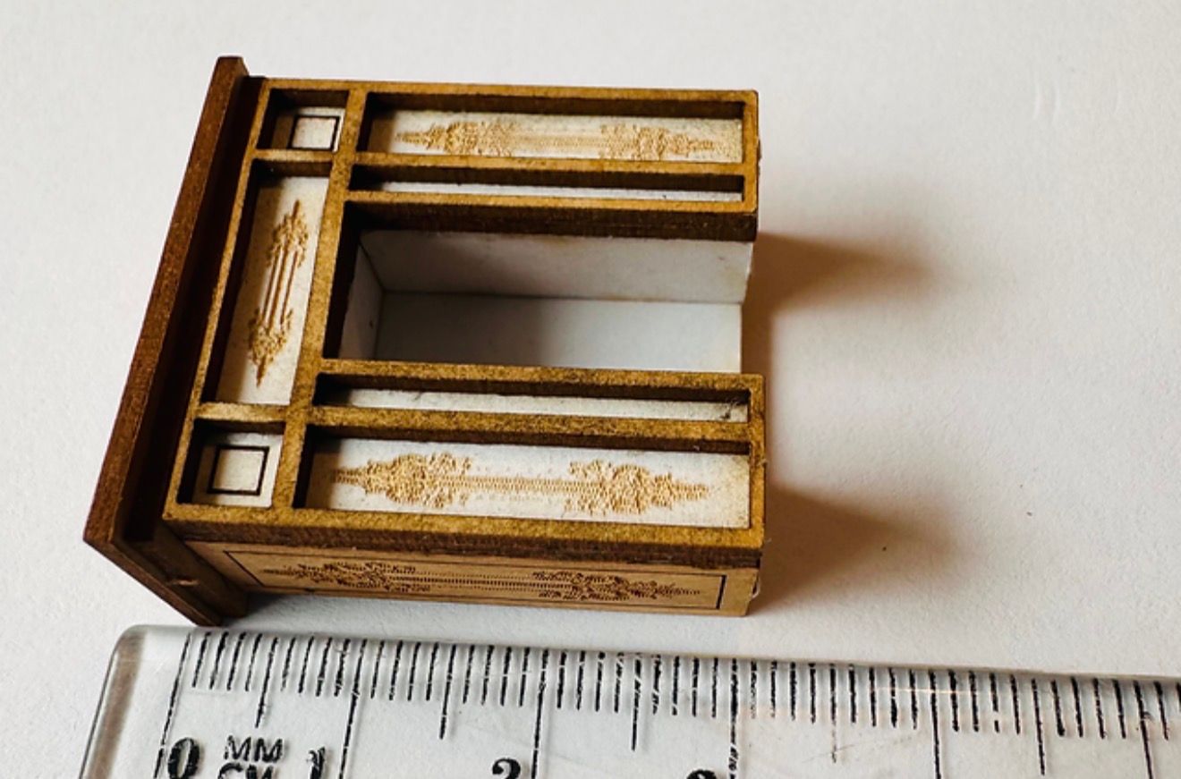 VICTORIAN DICKENSIAN FIREPLACE  1/48 scale KIT