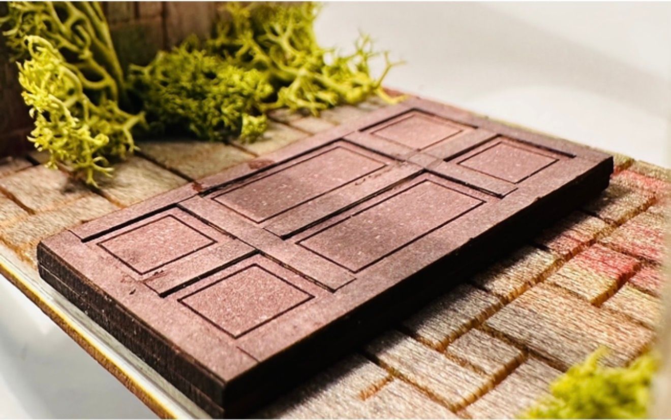 6 PANELED DOOR 1/48 scale KIT