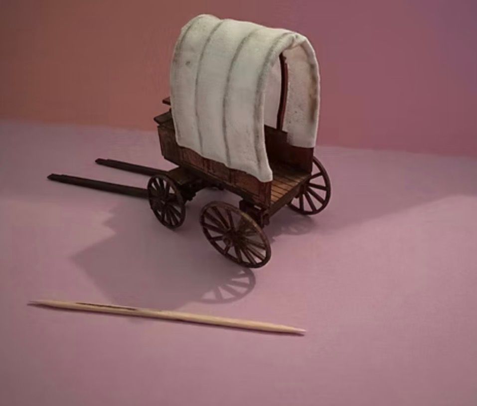 PRAIRIE WAGON. 1/48 scale KIT