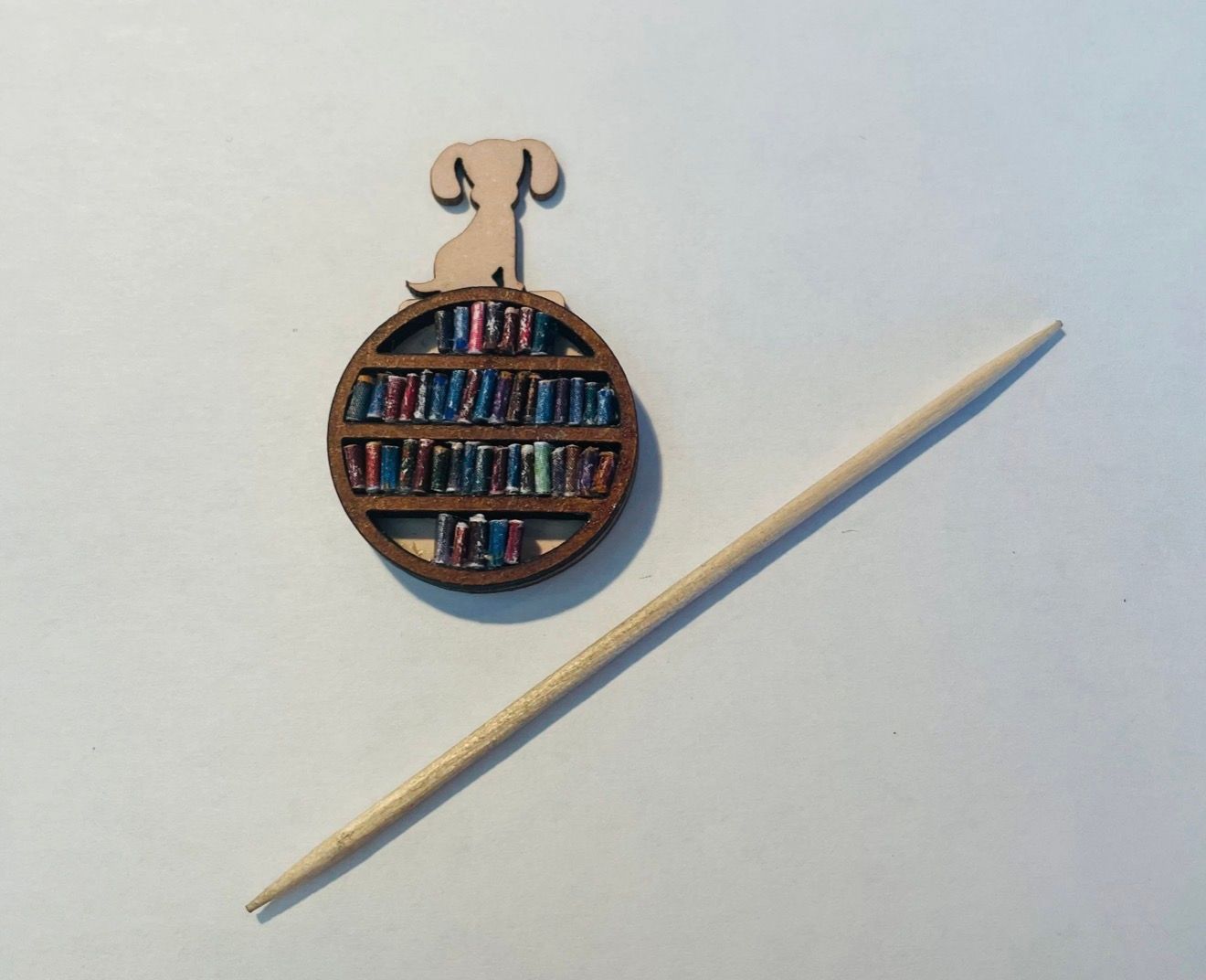 DOG FULL MOON WALL SHELVES 1/48 scale KIT