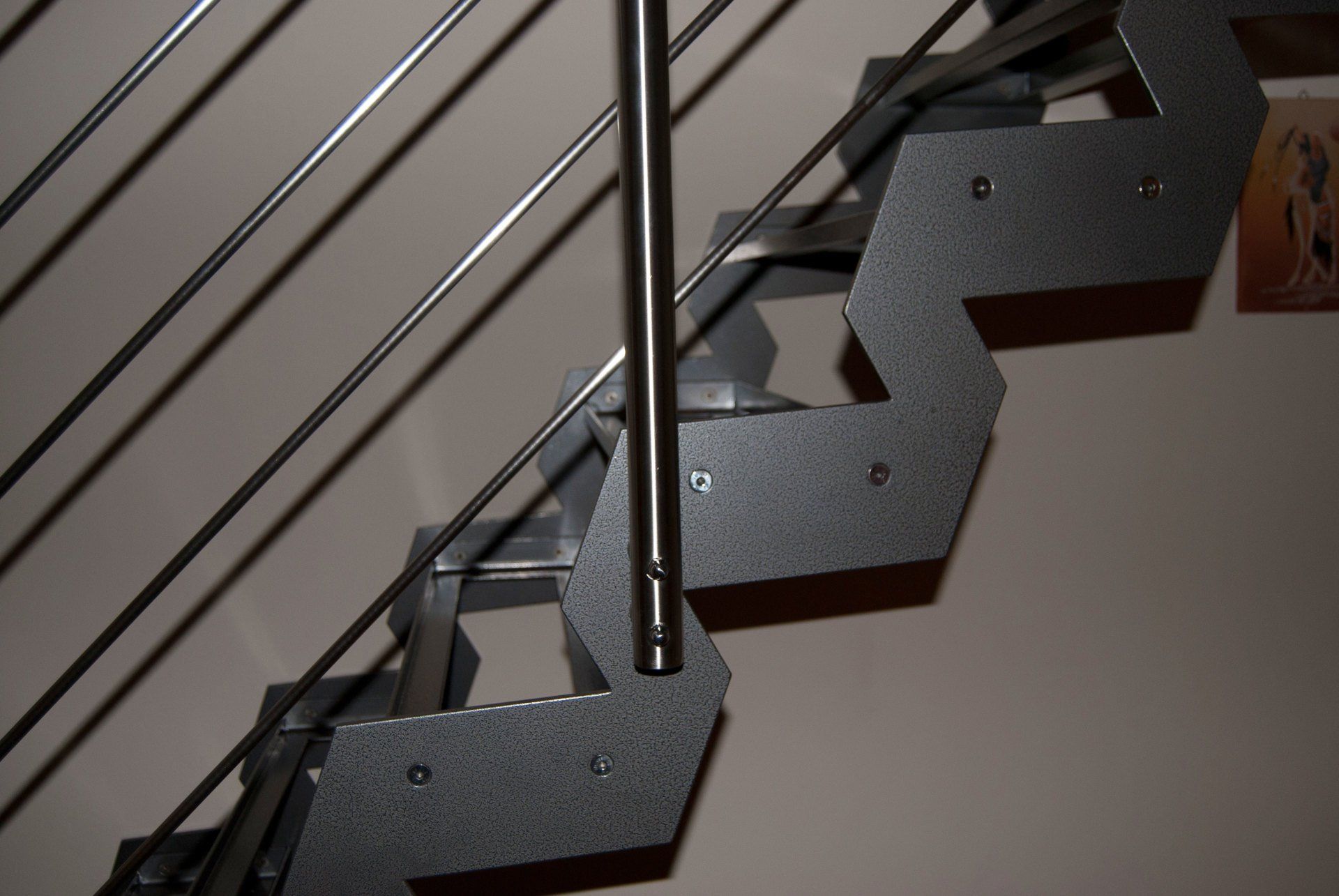 particolare scala in ferro