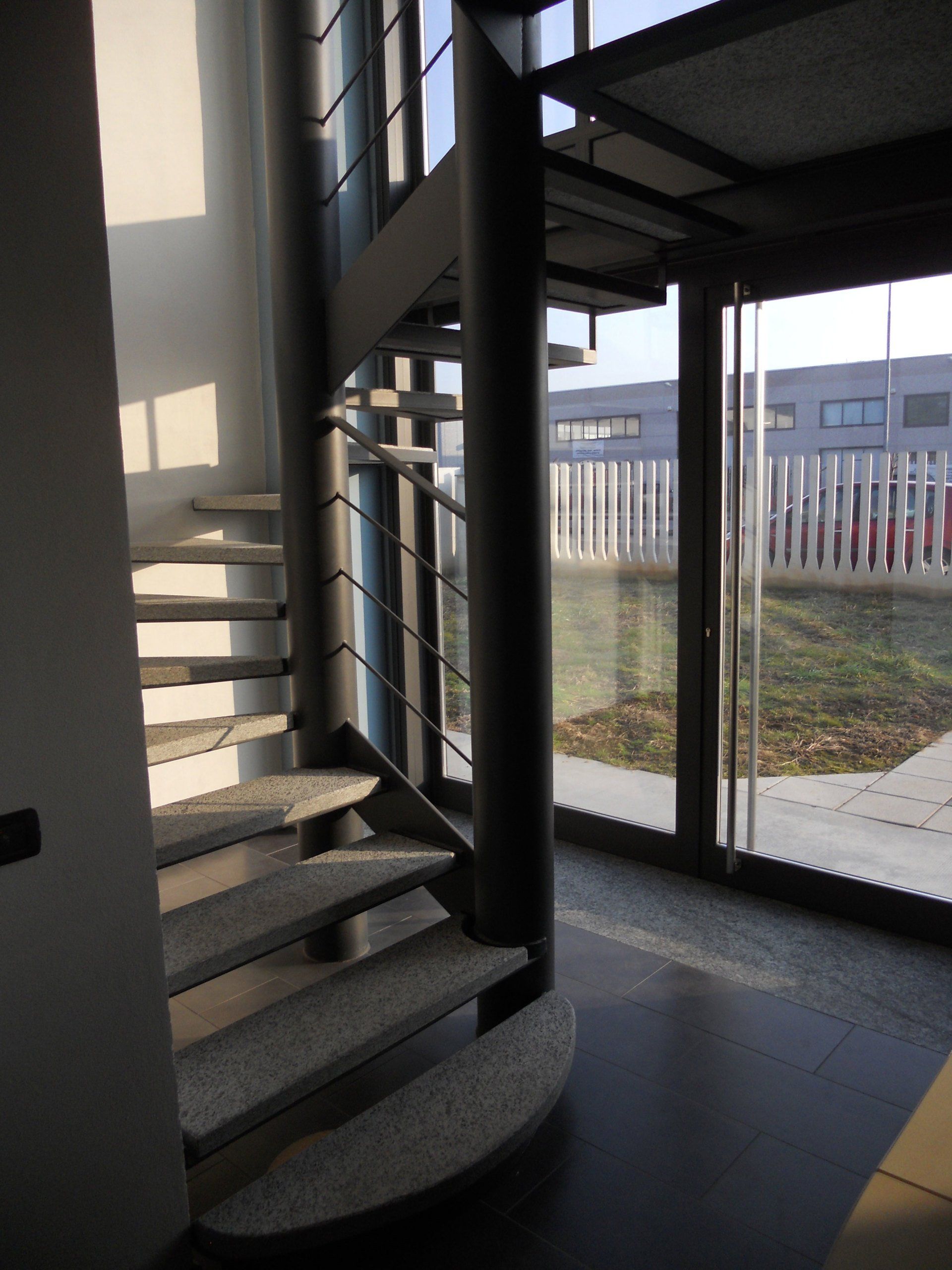 scala a chiocciola in ferro