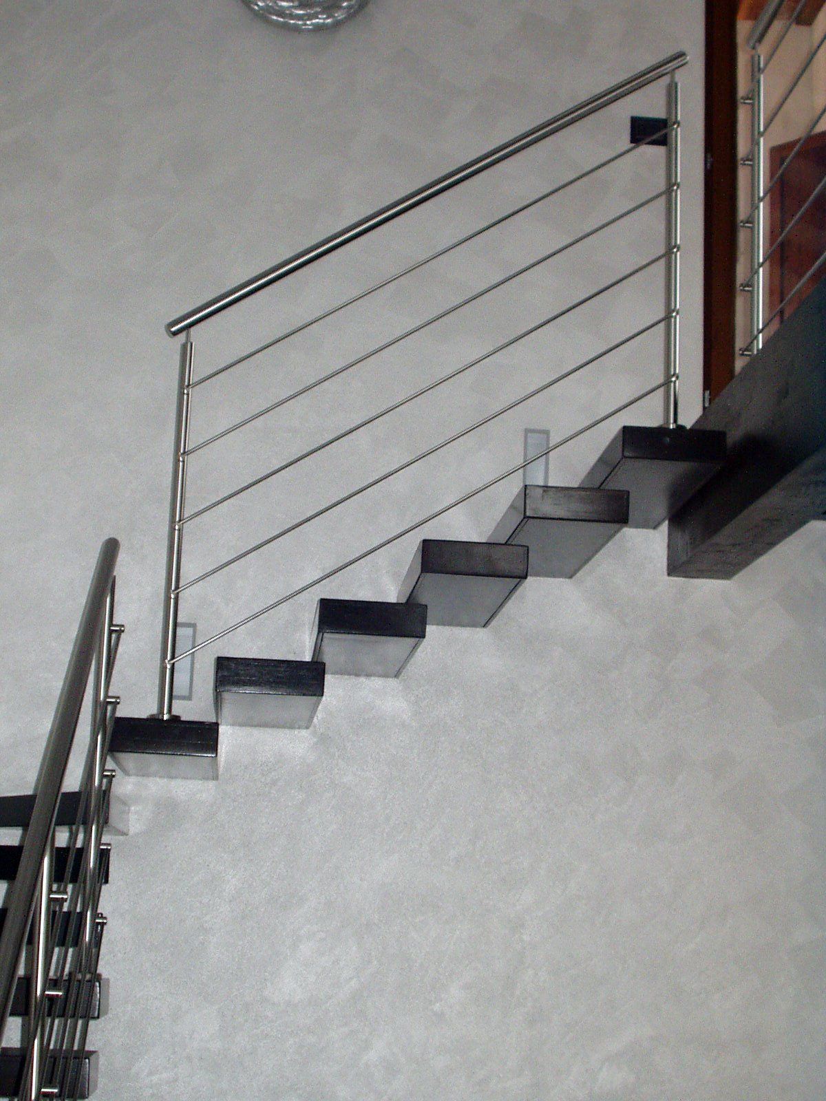 scala in ferro battuto