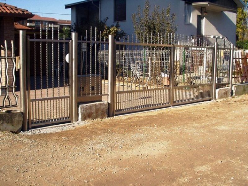 cancello in acciaio