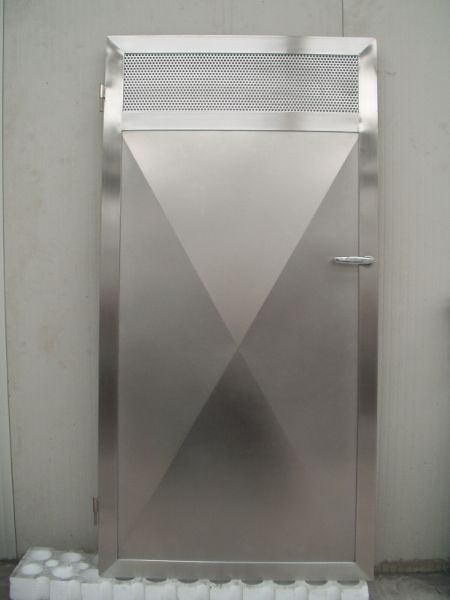 porta metallica per gabbiotto