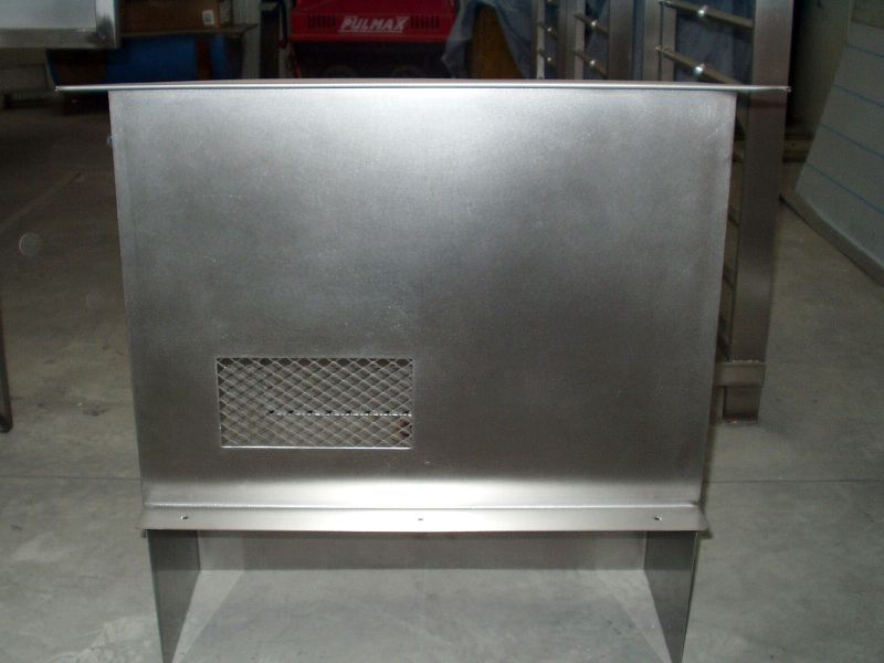 cappa in lamiera per cucina