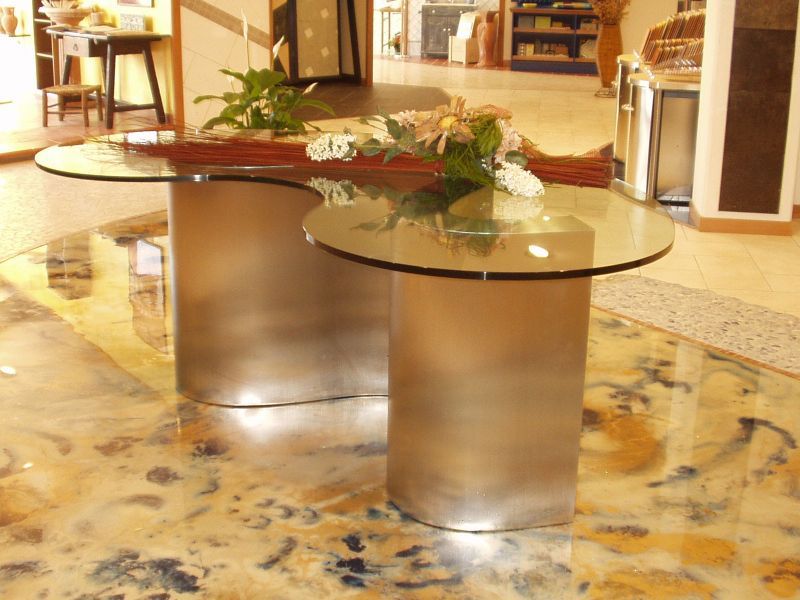 tavolo in ferro per reception